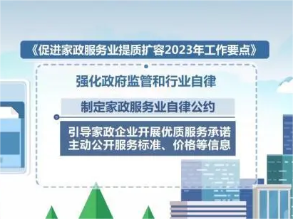 促進(jìn)家政服務(wù)業(yè)提質(zhì)擴(kuò)容2023年工作要點(diǎn)